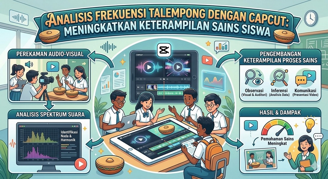 Pemanfaatan Software Capcut dalam Menganalisis Frekuensi Talempong melalui Efek Audio-Visual untuk Keterampila