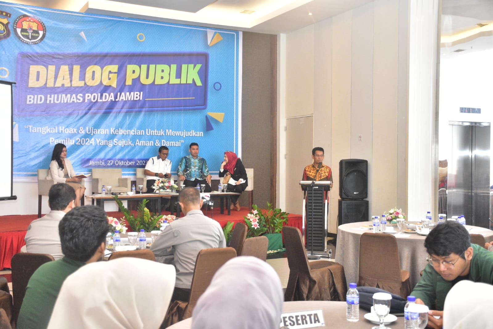 Bidhumas Polda Jambi Gelar Dialog Publik dengan Mahasiswa, Ini Pembahasannya