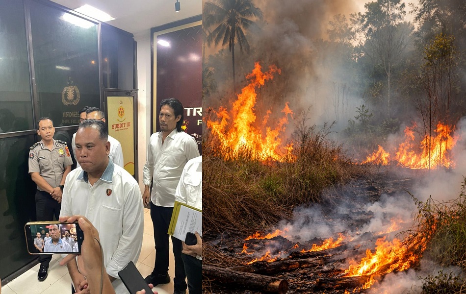 Karhutla 189 Hektare di Jambi Terungkap, Ditreskrimsus Tetapkan ED sebagai Tersangka