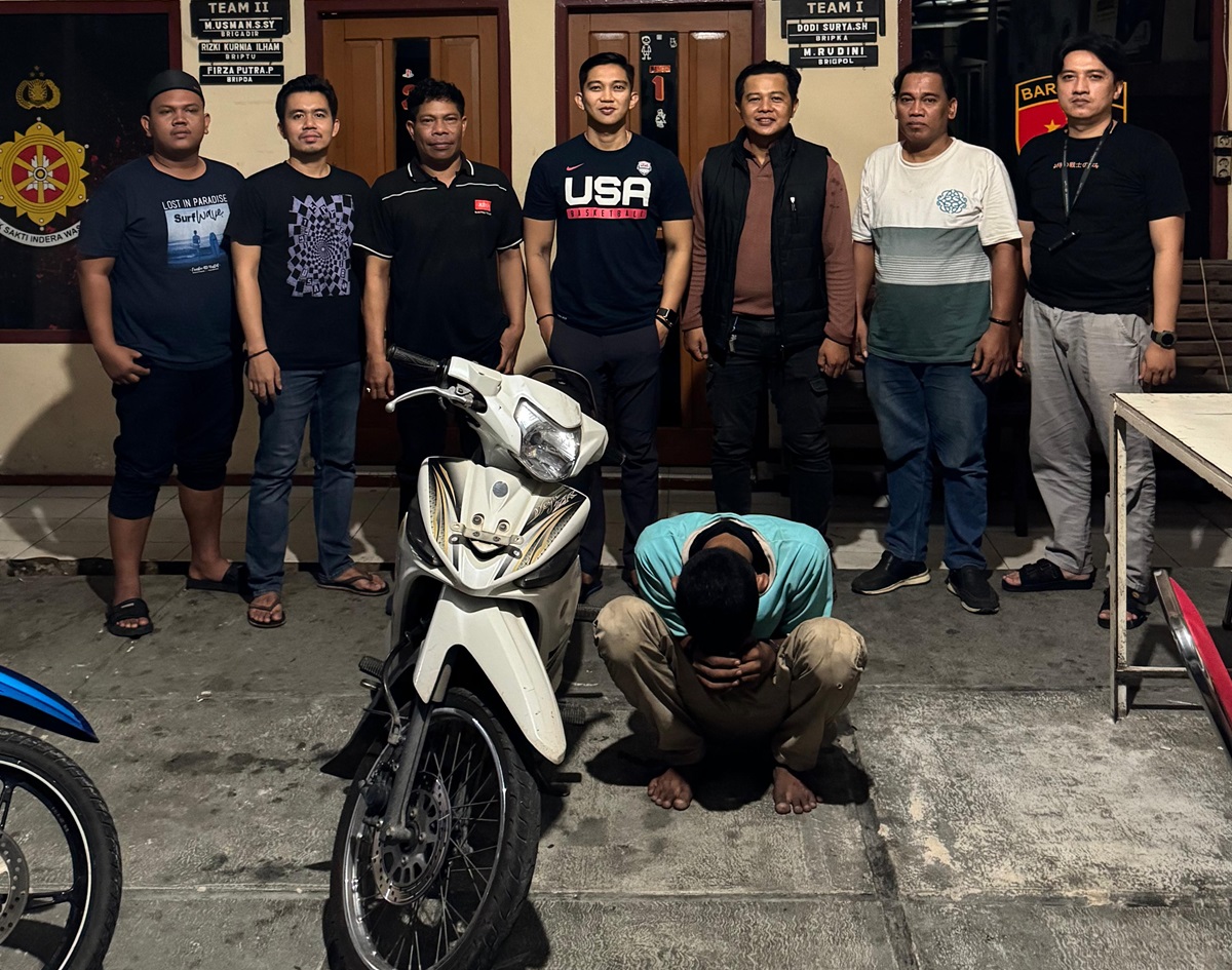 Tak Sampai 24 Jam, Warga Sarolangun Ini Ditangkap Polsek Jelutung Usai Mencuri Sepeda Motor