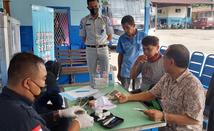 Jasa Raharja Jambi Lakukan Giat Pelayanan Kesehatan Gratis