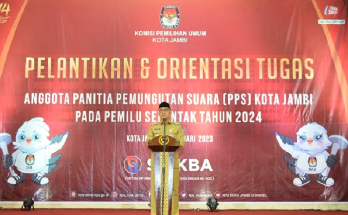 Wali Kota Jambi Syarif Fasha Buka Orientasi Tugas PPS