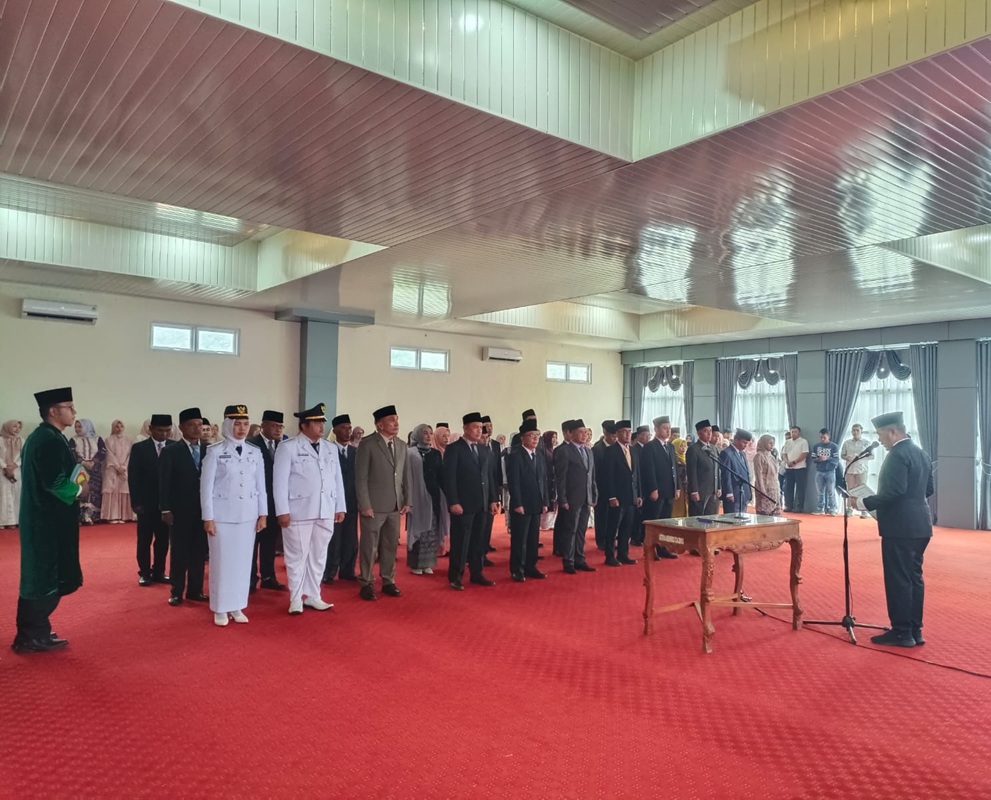 Catet! Ini Daftar Nama-nama Pejabat yang Dilantik Bupati Kerinci