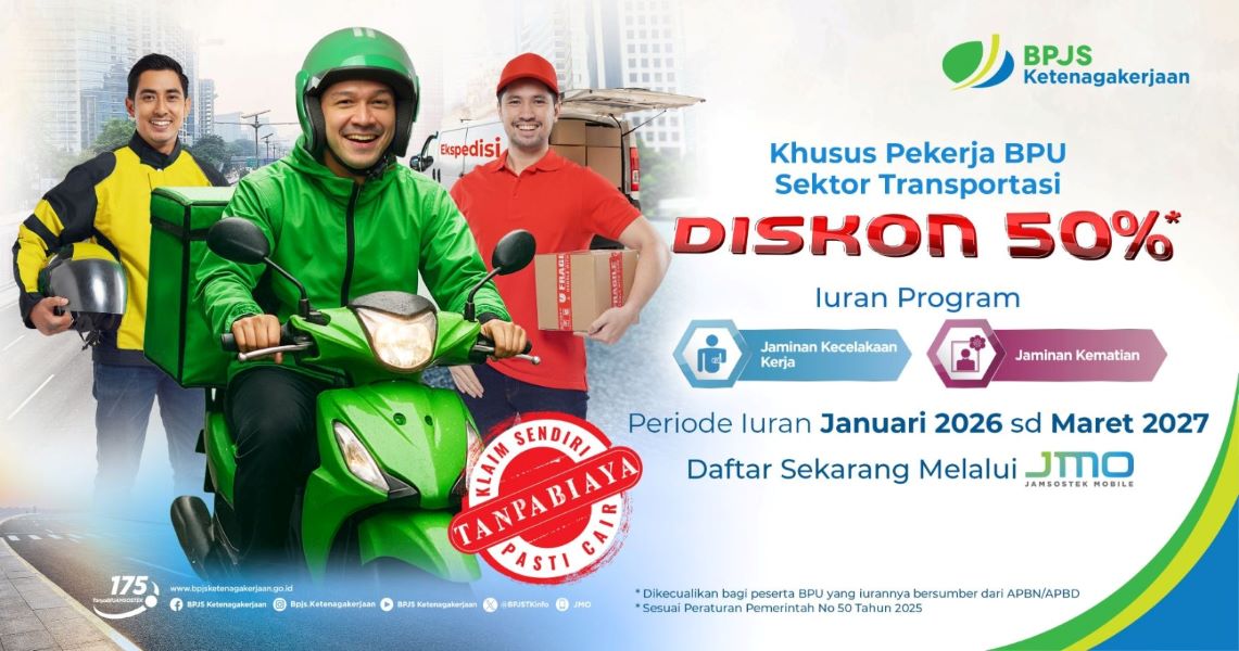 BPJS Ketenagakerjaan Muara Bungo Ingatkan Masyarakat Manfaatkan Program Diskon Iuran 50 Persen