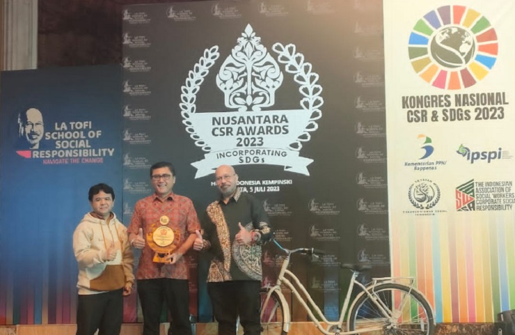 Program Balapan di Jambi, KKS Pertamina EP Jambi Field Raih Penghargaan Nasional Nusantara CSR Awards 2023
