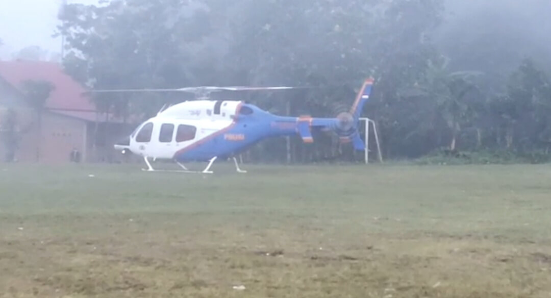 Evakuasi Kapolda Jambi Terkendala Cuaca, Helikopter Kedua Balik Kanan