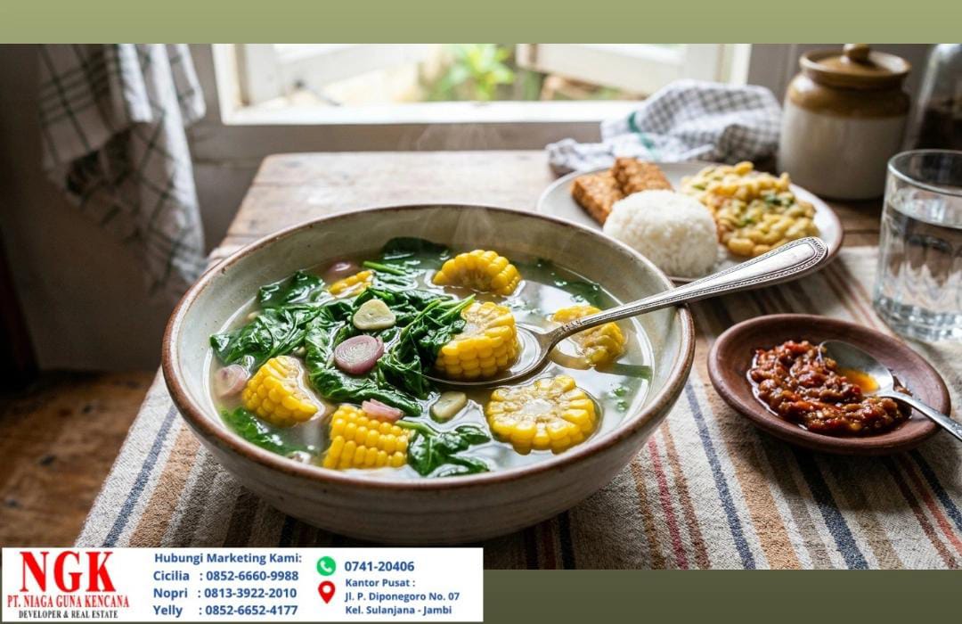 Resep Sayur Bening Bayam Jagung, Menu Rumahan yang Segar