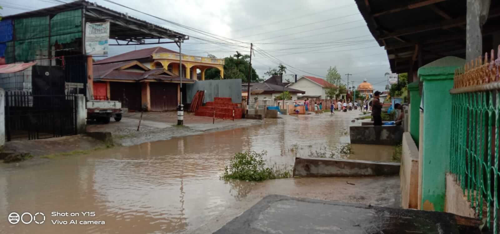 Hujan Deras, Sungai Batang Merao Meluap, Sejumlah Desa di Kerinci Terendam Banjir