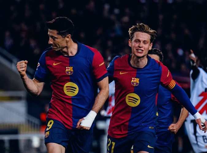 Hasil LaLiga: Barcelona 1-0 Rayo Vallecano, Blaugrana Salip Duo Madrid di Papan Atas!