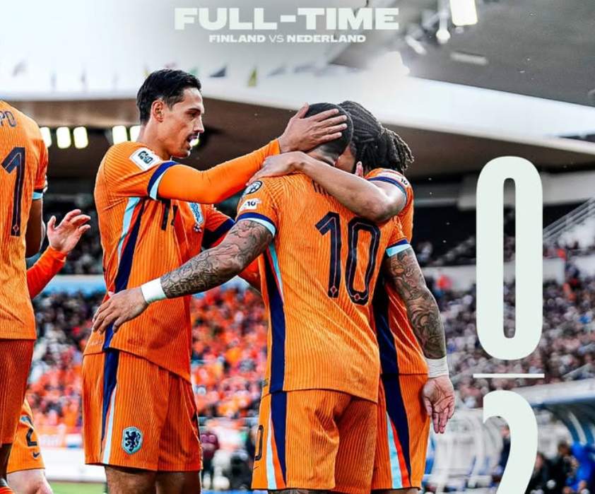 Depay Buka Gol Cepat, Belanda Hancurkan Finlandia 2-0 di Kualifikasi Piala Dunia 2026