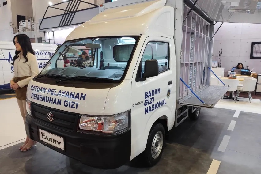 Suzuki Pamerkan New Carry MBG & Enam Kendaraan Tematik di GIICOMVEC 2026