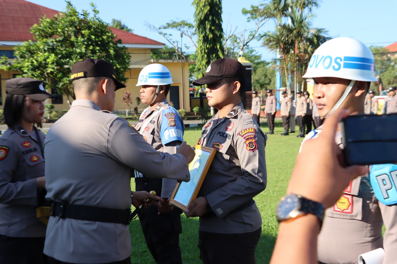 Personel Polres Tanjab Timur yang Menerima Sanksi PTDH Terlibat Penyalahgunaan Narkoba