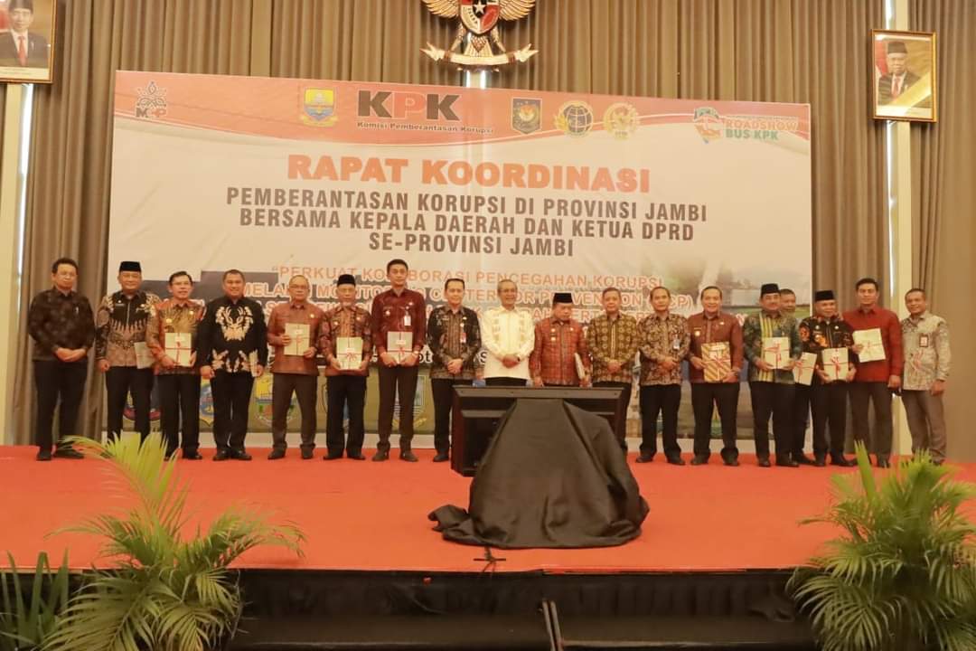 Bupati Tanjabbar Ikuti Rakor Pemberantasan Korupsi di Provinsi Jambi