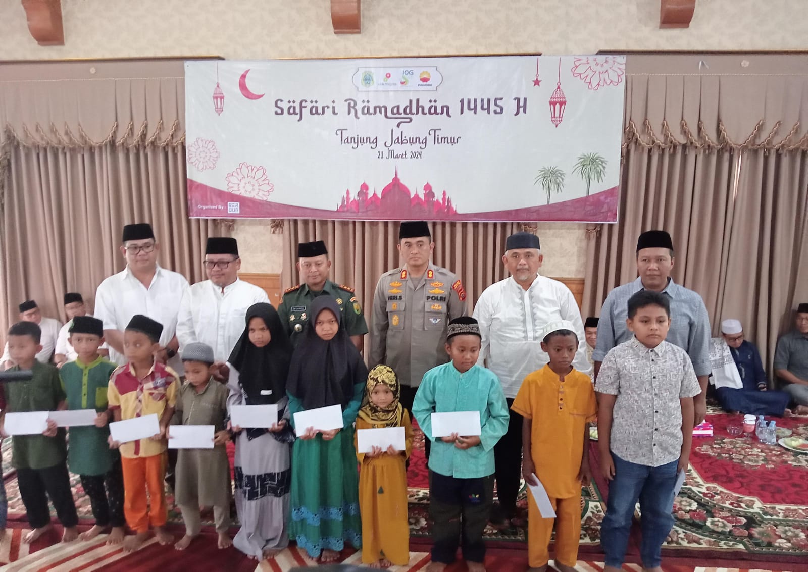 SKK Migas-PetroChina Santuni 150 Anak Yatim Dalam Gelaran Safari Ramadhan Bersama Pemkab Tanjab Timur 