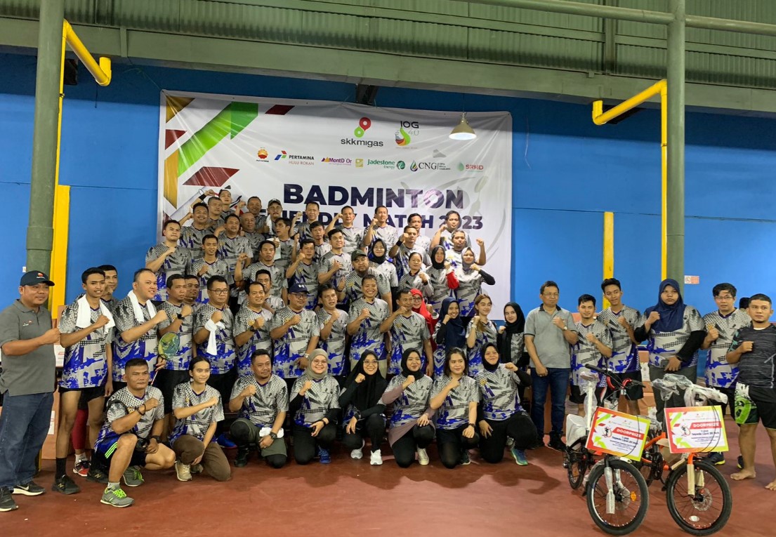 SKK Migas-PetroChina Jabung Ltd Bersama K3S Jambi Gelar Badminton Friendly Match 2023