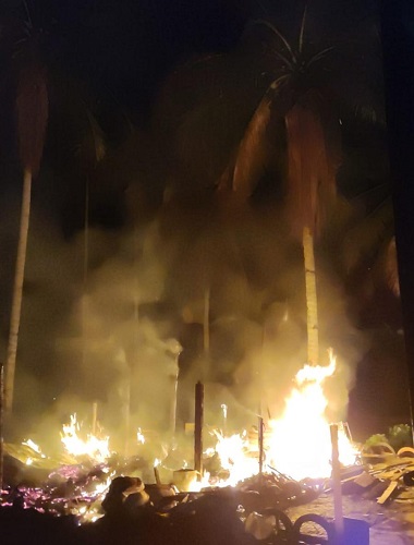 BREAKING NEWS: Eks Gudang di Talang Bakung Kota Jambi Kebakaran