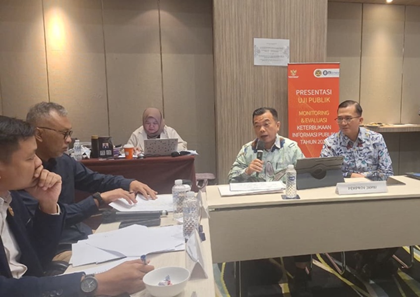 Uji Publik Monev KIP 2025, Gubernur Al Haris Tegaskan Komitmen Jambi Menuju Pemerintahan Terbuka