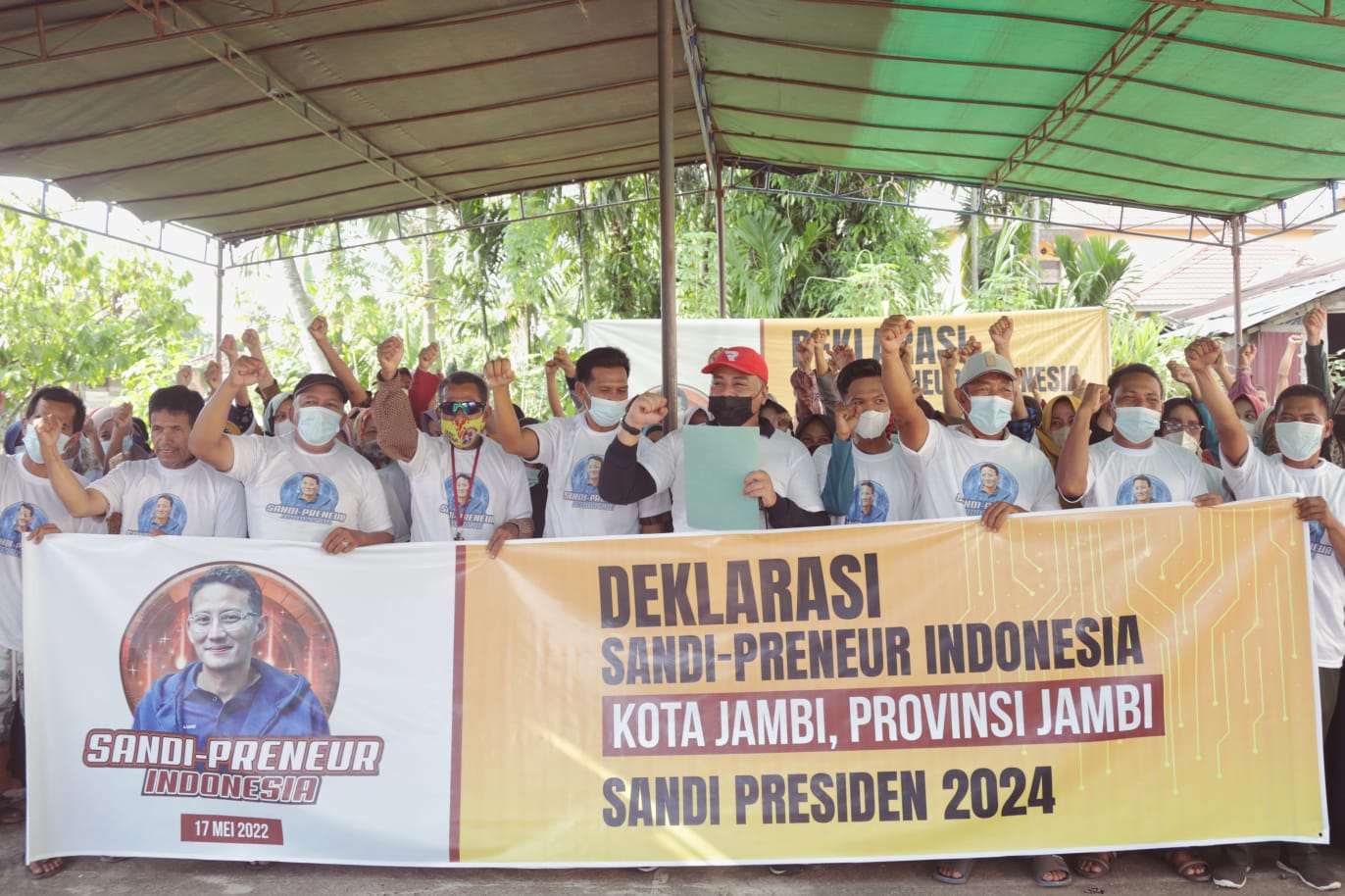 Dianggap Sukses Angkat Ekonomi Daerah, Ratusan UMKM hingga Emak-Emak di Jambi Ingin Sandiaga Jadi Presiden