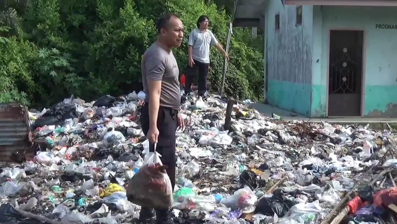Sampah Pasar Sengeti Menumpuk, Kapolres Muaro Jambi Turun Tangan