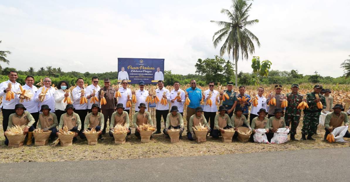 Nusakambangan Panen Perdana, Bangun Lumbung Ketahanan Pangan Dan Beri Kesempatan Warga Binaan