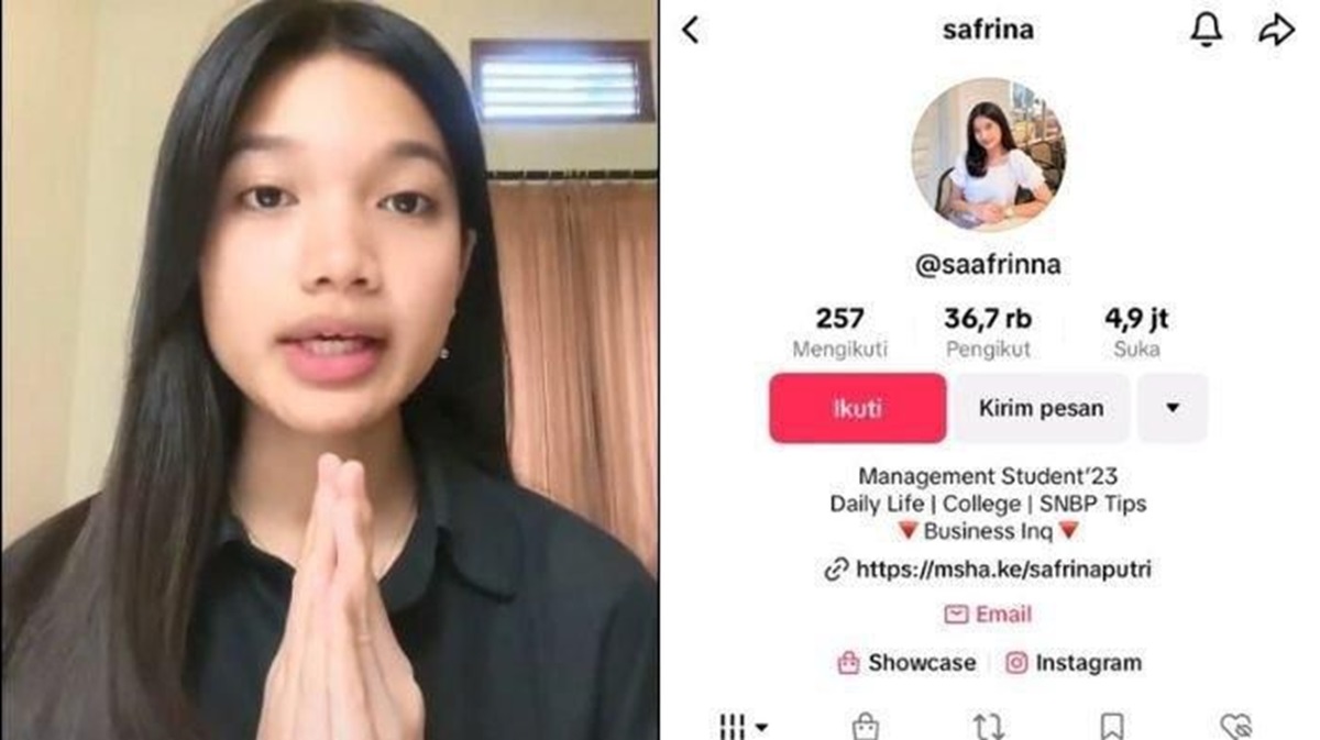 Siapa Safrina Putri Indira? Mahasiswi UNAIR Sekaligus Influencer Pendidikan Viral Diduga Melakukan Plagiarisme