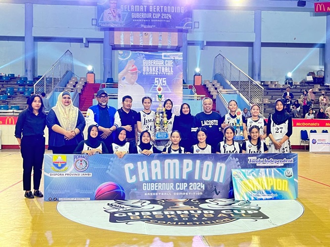 SMAN 5 Kota Jambi Champion Gubernur Cup Basketball 2024