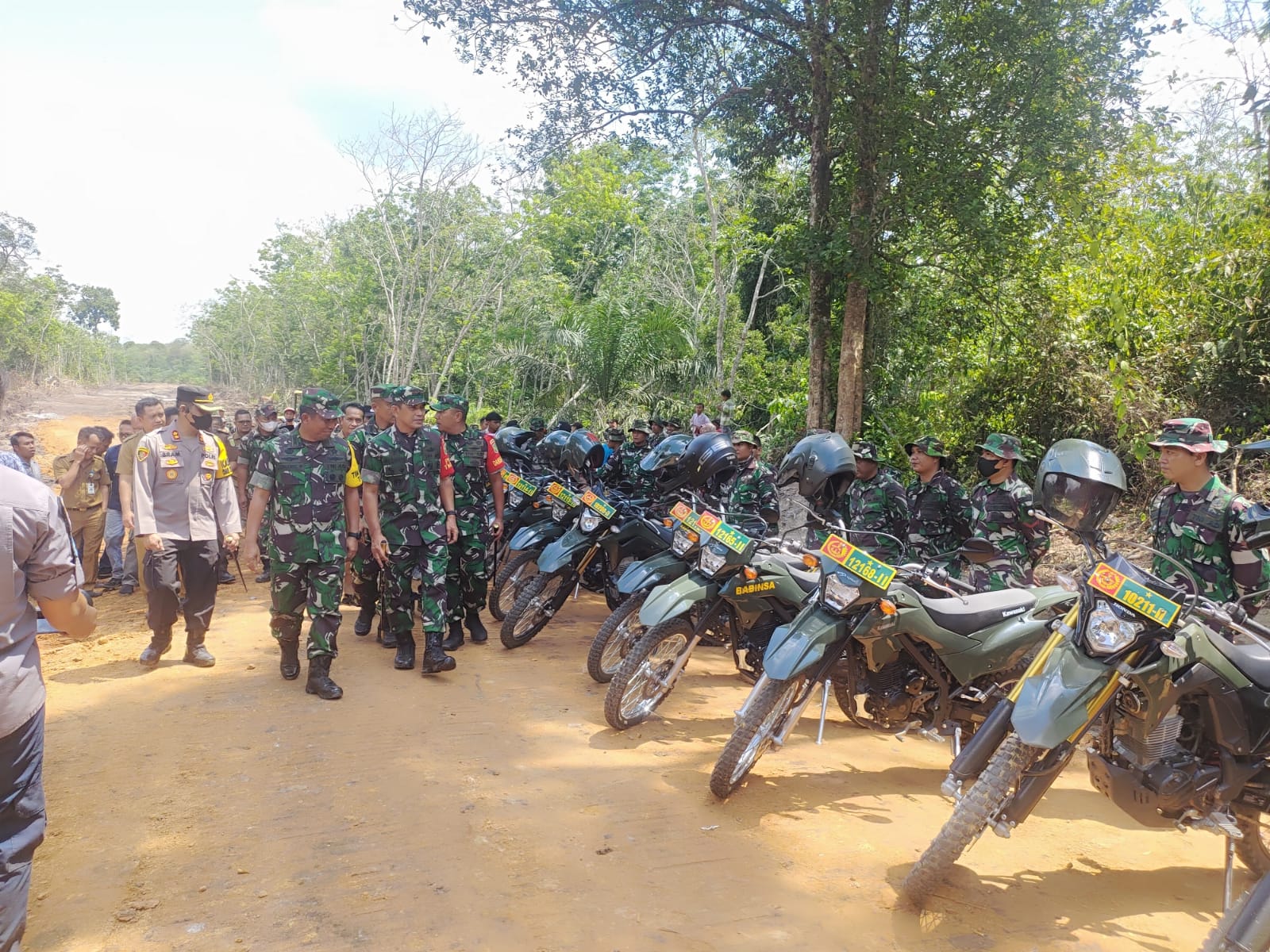 Ketua Wasev Tinjau Kesiapan Satgas TMMD ke-121 Kodim 0415/Jambi