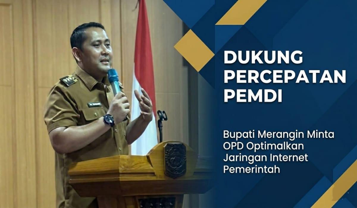 Bupati M Syukur Minta OPD Optimalkan Jaringan Internet Pemerintah