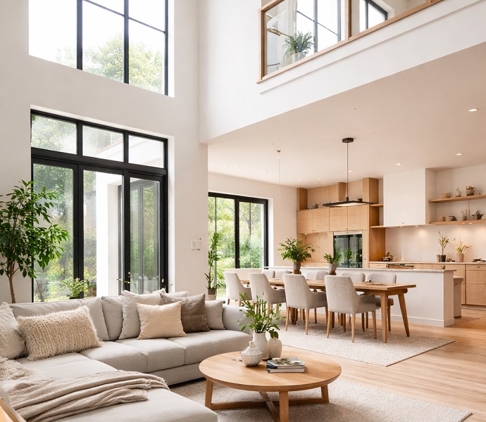 Bikin Rumah Nggak Sumpek, Open-Space dan High Ceiling Jadi Solusinya