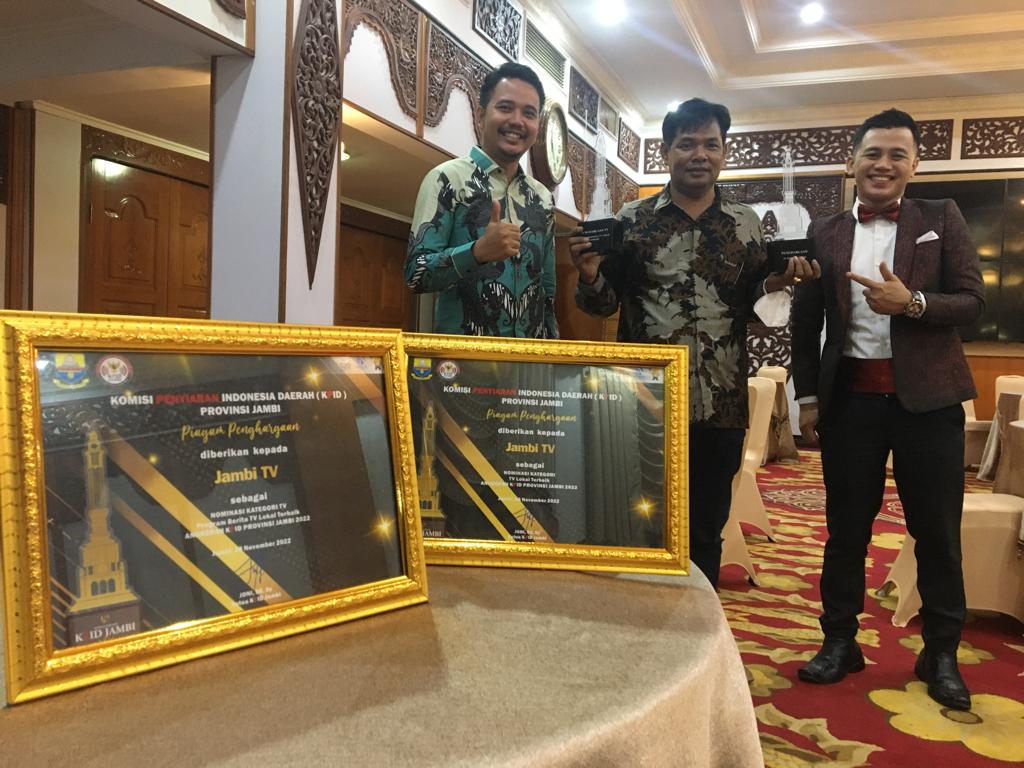 Jambi TV Raih TV Lokal Terbaik Provinsi Jambi di KPI Awards