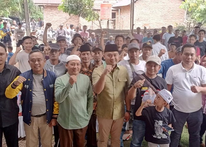 Lantik Tim Pemenangan, Calon Bupati Agus Rubiyanto-Nazar Gempur Basis Aspan di Kecamatan VII Koto dan VII Ilir