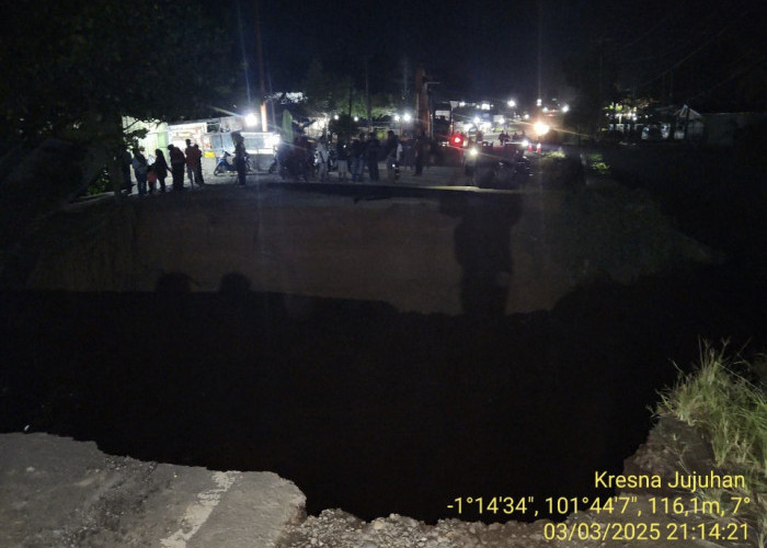 Jalinsum Bungo Putus, Malam Ini Box Culvert Tiba di Lokasi