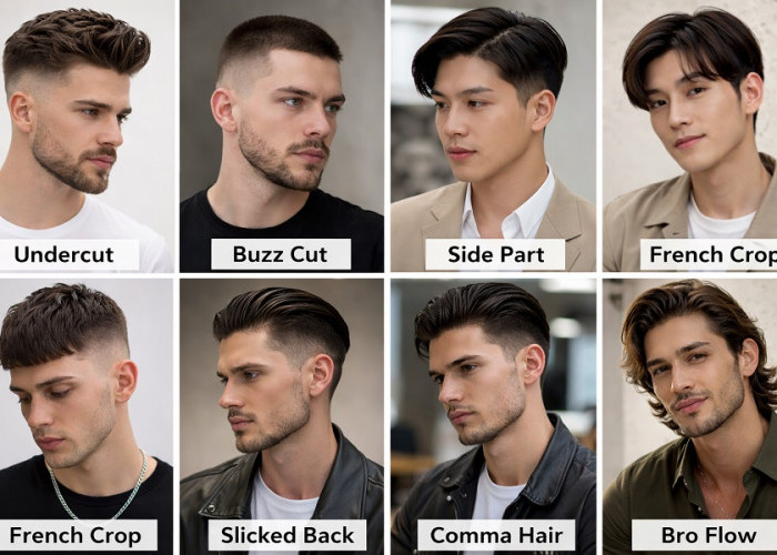 Biar Nggak Salah Potong! Ini Gaya Rambut Pria Sesuai Bentuk Wajah