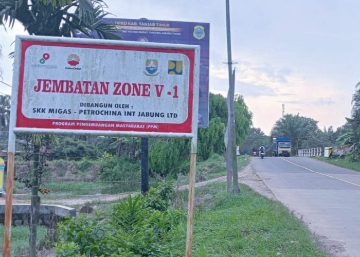 Jembatan Zone V-1, Merupakan Bangunan SKK Migas-PetroChina yang Sangat Luar Biasa Manfaatnya