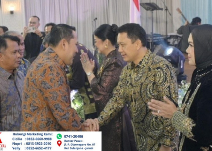 Bupati H M Syukur Hadiri Acara Kenal Pamit Kapolda Jambi