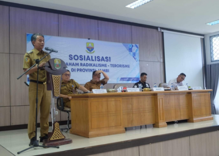 Wakil Bupati Muaro Jambi Buka Sosialisasi Bahaya Radikalisme dan Terorisme di Provinsi Jambi