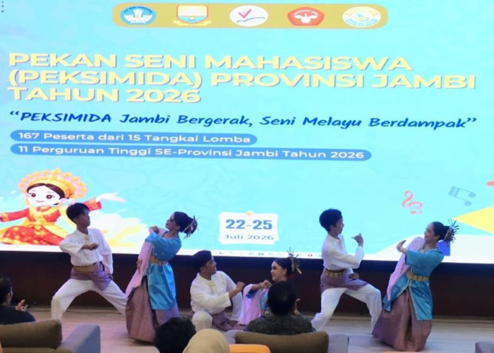 Peksimida Jambi 2026 Resmi Dibuka di UNJA, 167 Talenta Seni Siap Berebut Tiket ke Peksiminas
