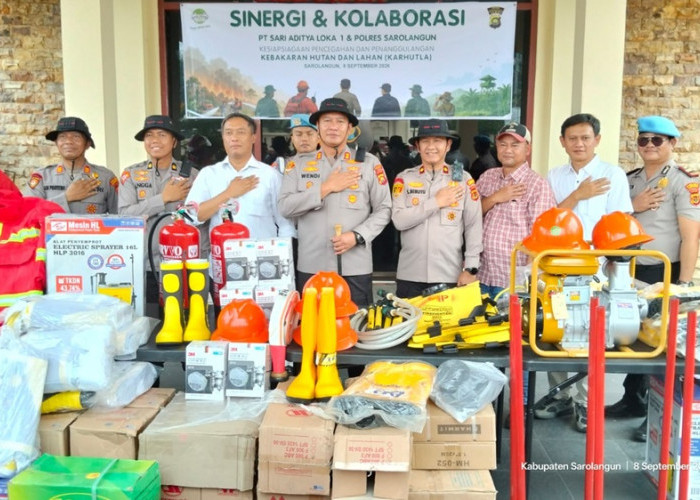 PT Sari Aditya Loka dan Polres Sarolangun Perkuat Sinergi Hadapi Ancaman Karhutla