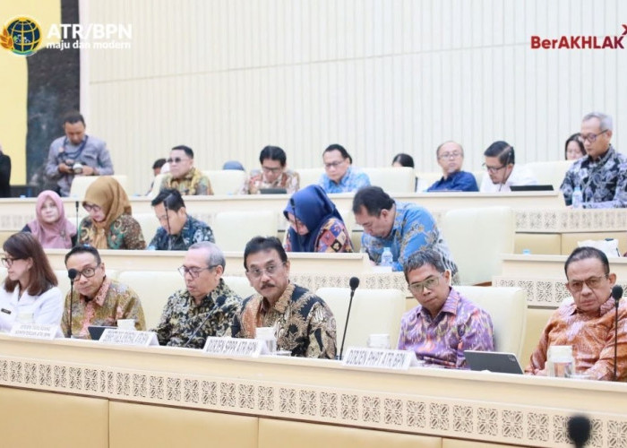  RDP dengan Komisi II DPR RI, Sekjen ATR/BPN Laporkan Capaian Pelaksanaan Tujuh Layanan Prioritas