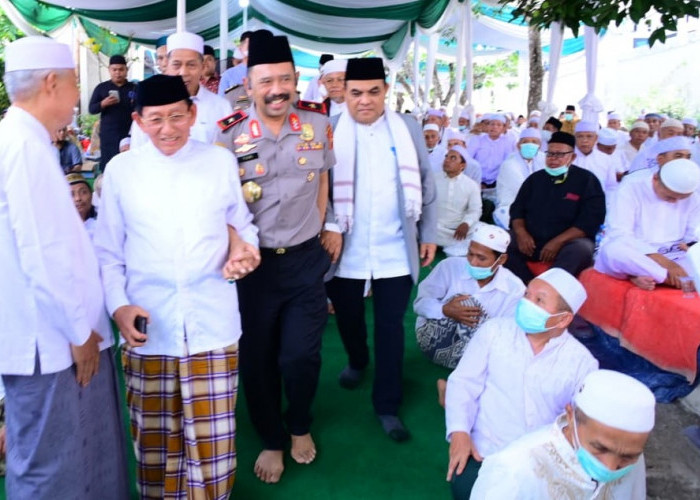 Wakapolda Jambi Hadiri Haul Akbar Syekh Abdul Qodir Al Jailani dan Harlah Majelis Al-Hidayah ke-7