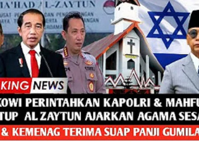 NAH! Bikin Gaduh, Presiden Jokowi Minta Kapolri 'Sikat' Ponpes Al Zaytun Indramayu, Panji Gumilang Ketar-ketir