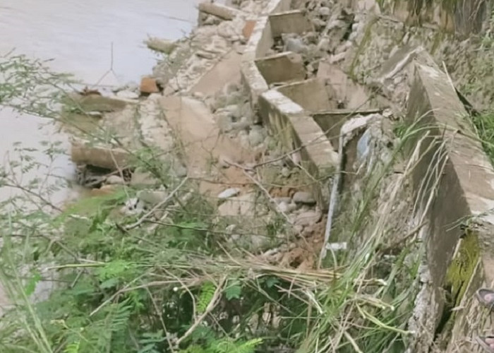 Soal Proyek Turap di Batu Kerbau Bungo yang Ambruk, Ini Kata Aparat