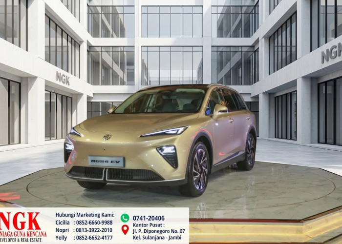 MG Motor Indonesia Perkenalkan SUV Listrik MGS6 EV, Janjikan Jarak Tempuh Hingga 605 Km