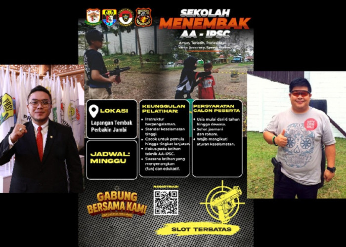 Pertama di Jambi! Sekolah Menembak untuk Anak Usia 6 Tahun Resmi Dibuka, Lahirkan Atlet Nasional Sejak Dini