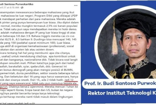 Diduga Rektor IT Kalimantan Budi Santosa Rasis, Sebut Wanita Berjilbab Manusia Gurun