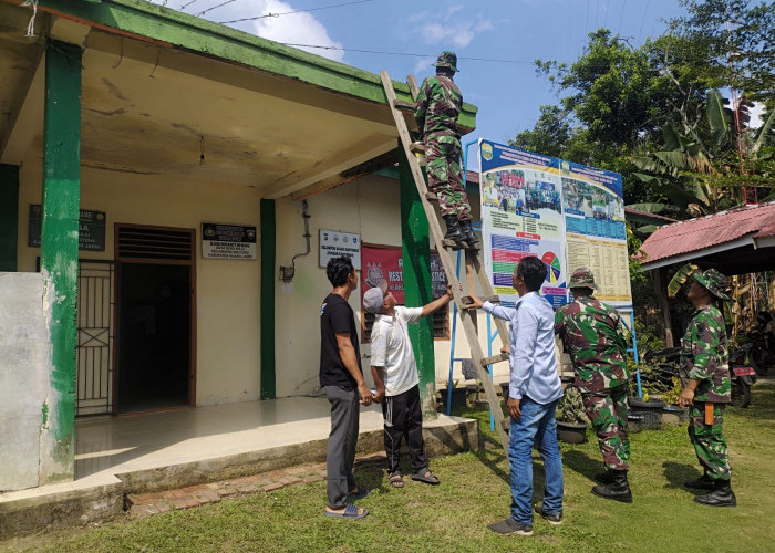 Ini Bentuk Sinergi TNI dan Mahasiswa di Desa Suka Maju dalam TMMD ke-121 Kodim 0415/Jambi