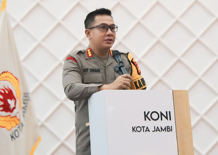 Hadiri Musyawarah KONI Tahun 2025, Kapolresta Jambi: Mari Kita Dukung Olahraga di Kota Jambi