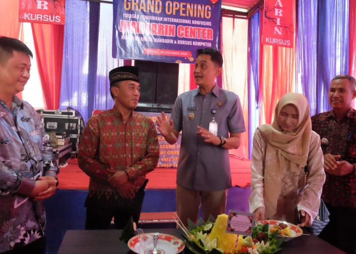 Pj Bupati Muaro Jambi Hadiri Grand Opening Yayasan Pendidikan International Confusius  Mandiri Center