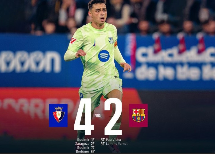 Osasuna Bungkam Barcelona 4-2, Inilah Momen Kunci Kekalahan Mengejutkan Blaugrana!