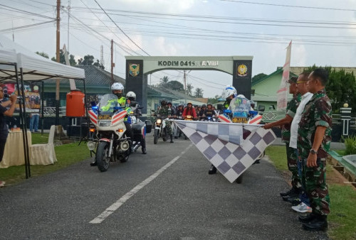 Gelar Kegiatan Riding Bersama Komunitas Motor Antik, Ini Pesan Kasdim 0415/Jambi